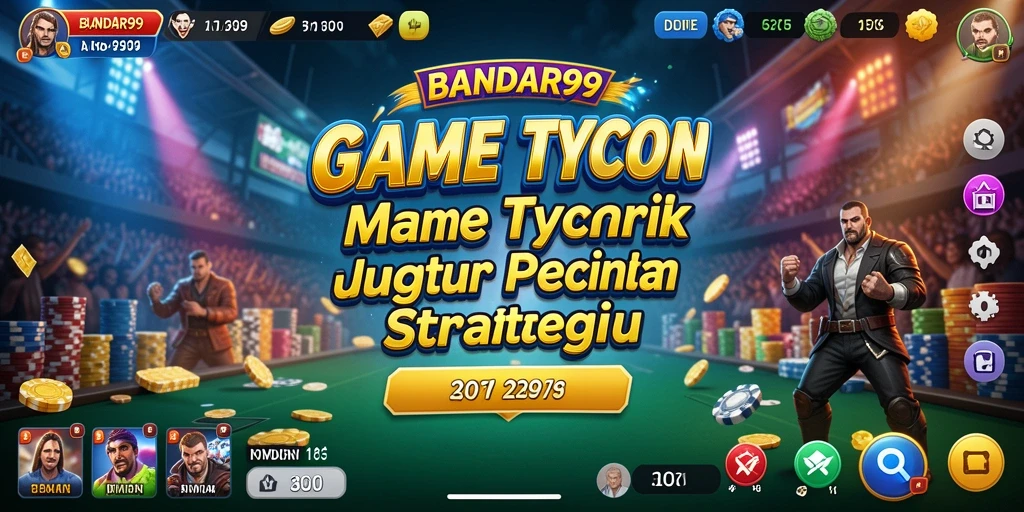 Tampilan menarik dari gameplay BANDAR99 dengan elemen Tycoon.