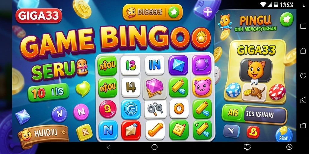 Tampilan gameplay GIGA33 dengan suasana Bingo yang seru dan menantang.