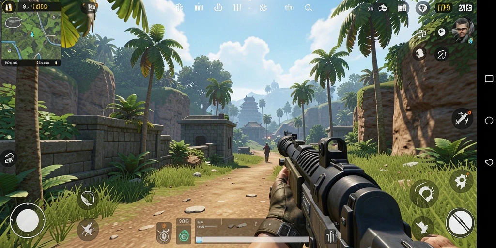 Tangkapan layar gameplay S13 dengan aksi tembak-menembak yang intens.