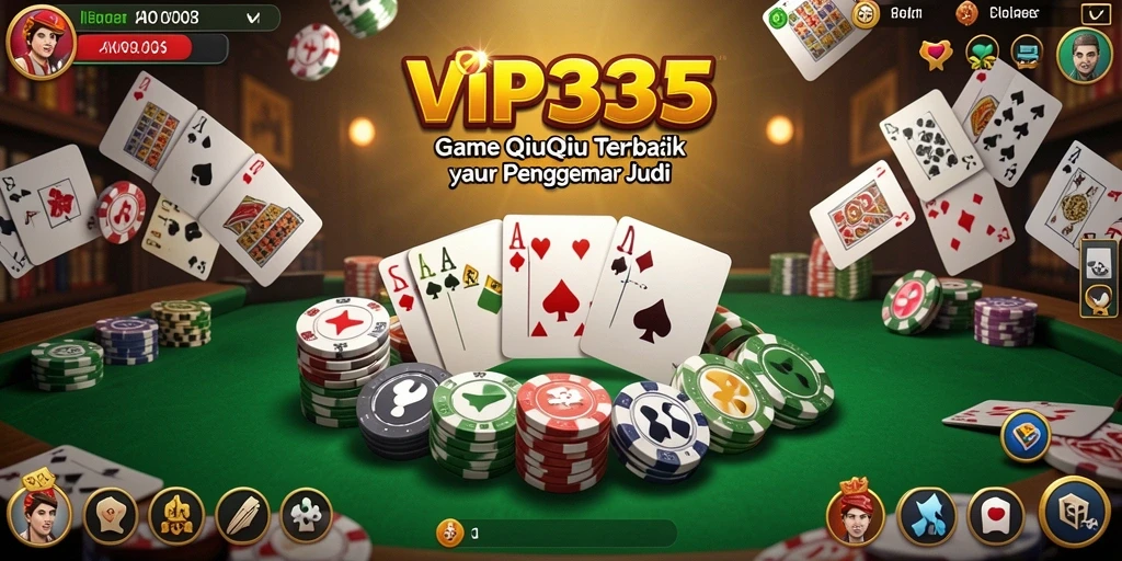 Screenshot VIP333 menampilkan gameplay seru dan interaktif QiuQiu.