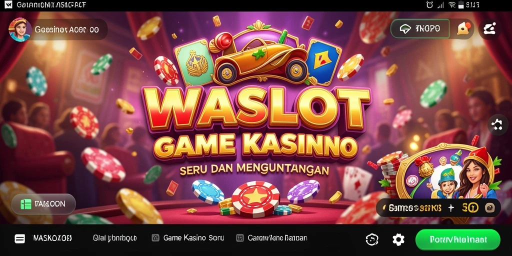 Screenshot dari gameplay seru WASLOT yang menampilkan mesin slot yang menarik.