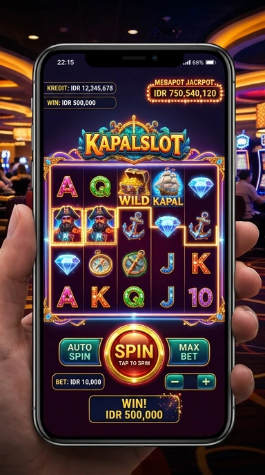 Tangkapan layar antarmuka kapalslot yang mudah digunakan.